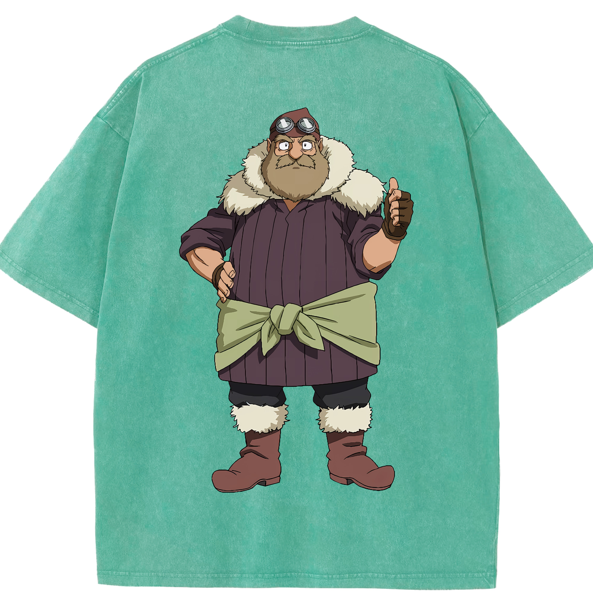 （画像用） 転スラ Regarding Reincarnated to Slime 綿100% ヴィンテージ風 半袖Tシャツ（背面プリント）